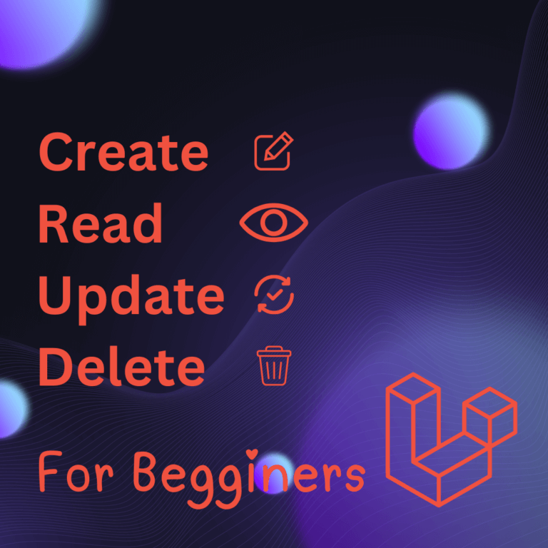 Laravel CRUD Tutorial Step By Step