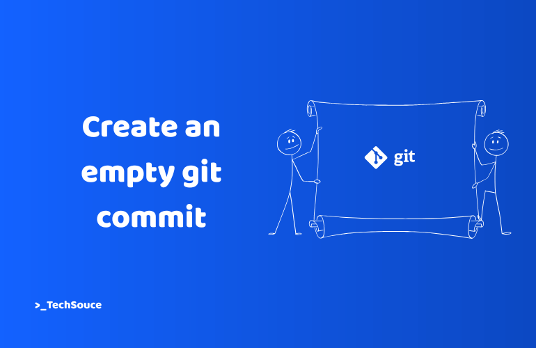 Create an empty git commit