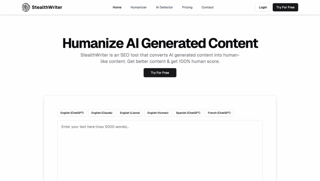 Stealthly AI review Screenshot